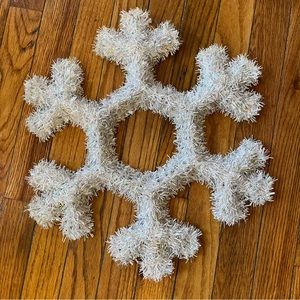 Large 16” Snow Christmas Window Snowflake Ornament